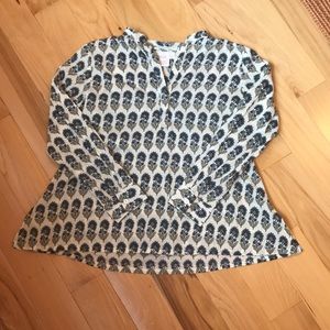 Masala Kids Cotton Block Print Blouse